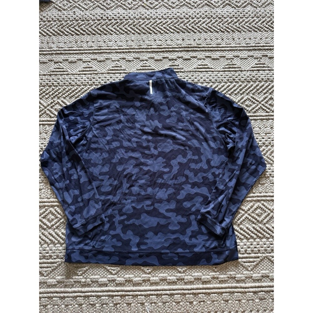 Rhoback The Circuit Q-Zip Blue Camo Womens Quarter Zip size XXXL 3XL